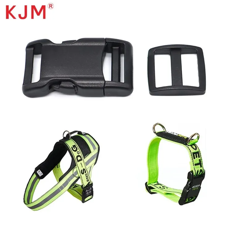 KJM Factory Free Sample High Quality Nylon Webbing Plastic Hardware Release Buckle