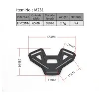 साइकिल हेलमेट का पट्टा बकसुआ